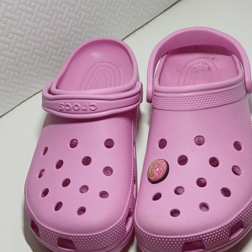 CROCS Pink Classic Shoes Size 12